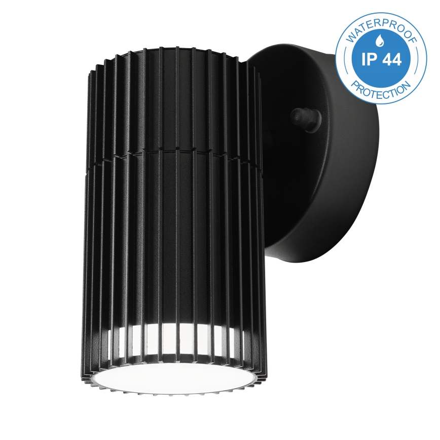 Εξωτερικό επιτοίχιο φωτιστικό σποτ LANTHEA 1xGU10/11W/230V IP44 μαύρο