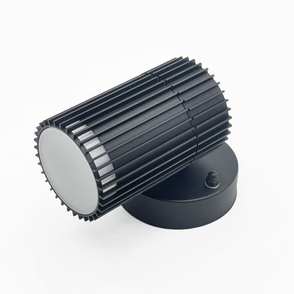 Εξωτερικό επιτοίχιο φωτιστικό σποτ LANTHEA 1xGU10/11W/230V IP44 μαύρο