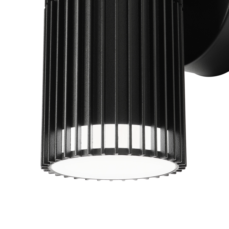 Εξωτερικό επιτοίχιο φωτιστικό σποτ LANTHEA 1xGU10/11W/230V IP44 μαύρο