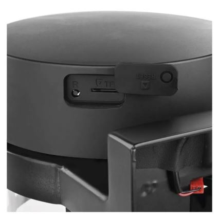 Εξωτερικό επιτοίχιο φωτιστικό με κάμερα GOSMART 1xE27/15W/230V Wi-Fi IP44