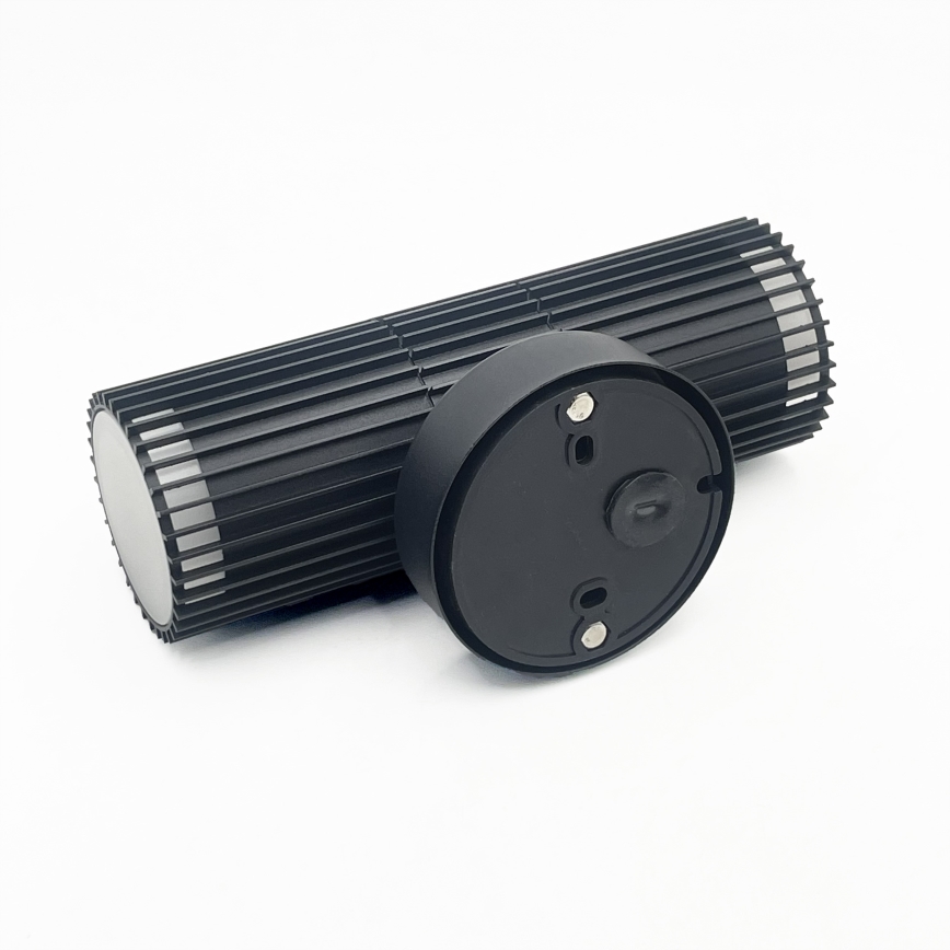 Εξωτερικό επιτοίχιο σποτ φωτιστικό LANTHEA 2xGU10/11W/230V IP44 μαύρο