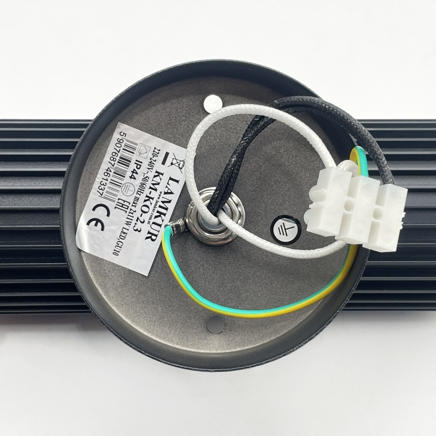 Εξωτερικό επιτοίχιο σποτ φωτιστικό LANTHEA 2xGU10/11W/230V IP44 μαύρο
