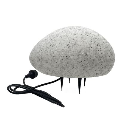 Εξωτερικό διακοσμητικό φωτιστικό LUMISTONE 1xE27/15W/230V IP65 Ø 31,8 cm