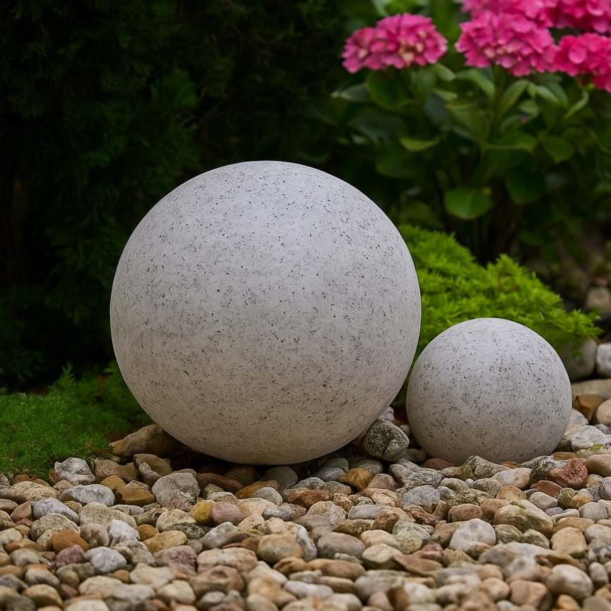 Εξωτερικό διακοσμητικό φωτιστικό LUMISTONE 1xE27/15W/230V IP65 διάμ. 38 εκ.