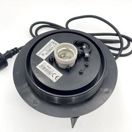 Εξωτερικό διακοσμητικό φωτιστικό LUMISTONE 1xE27/15W/230V IP65 διάμ. 38 εκ.