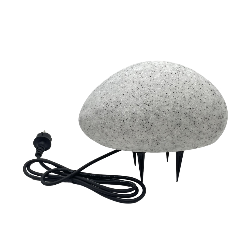 Εξωτερικό διακοσμητικό φωτιστικό LUMISTONE 1xE27/15W/230V IP65, διάμετρος 26,5 εκ.