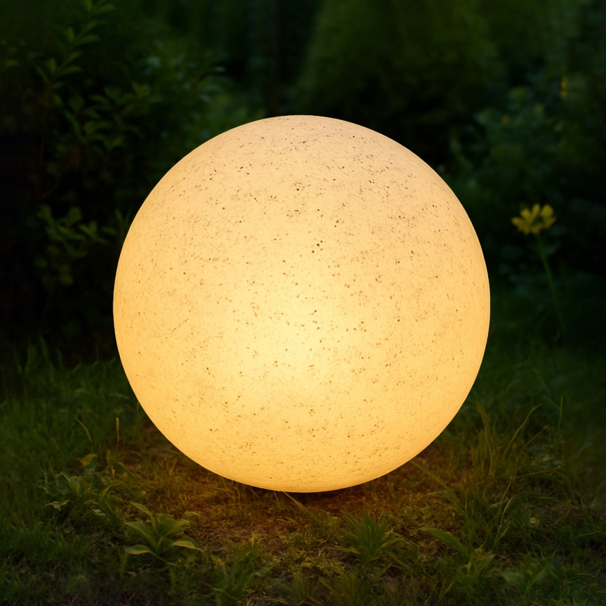 Εξωτερικό διακοσμητικό φωτιστικό LUMISTONE 1xE27/15W/230V IP65, διάμετρος 28 εκ.