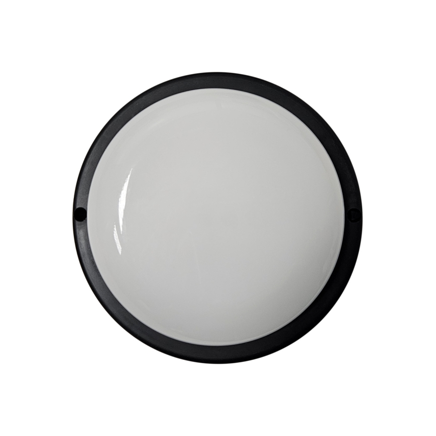 Εξωτερικό οροφής φωτιστικό LED/8W/230V 4200K Ø 14 cm IP64 μαύρο