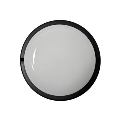 Εξωτερικό οροφής φωτιστικό LED/8W/230V 4200K Ø 14 cm IP64 μαύρο