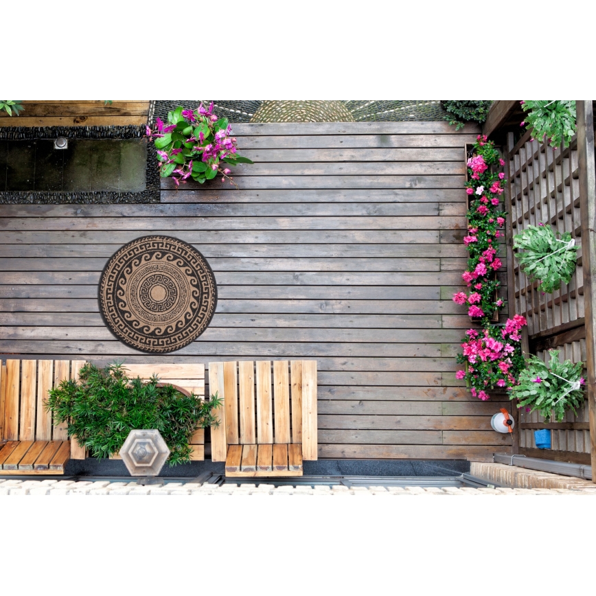 Εξωτερικό χαλί DELMAR 80 εκ. καφέ/μπεζ