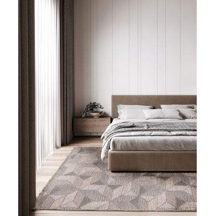 Εξωτερικό χαλί ORIA 160x220 cm γκρι/μπεζ
