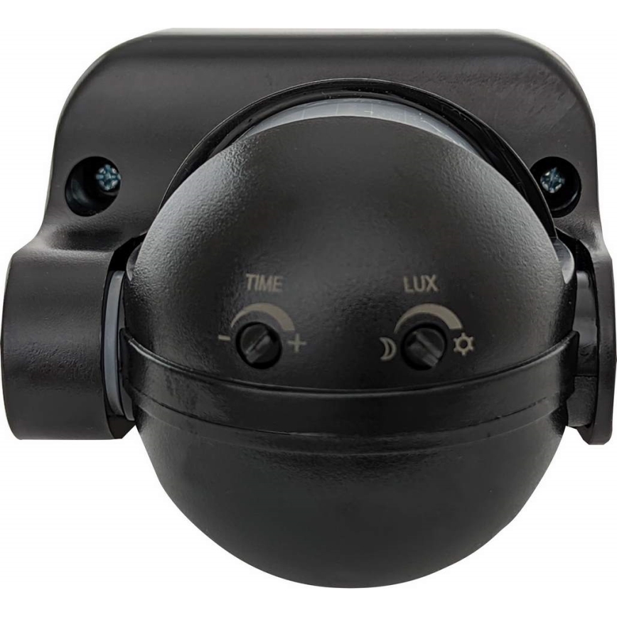 Εξωτερικός αισθητήρας κίνησης PIR 1200W/230V IP44 μαύρος