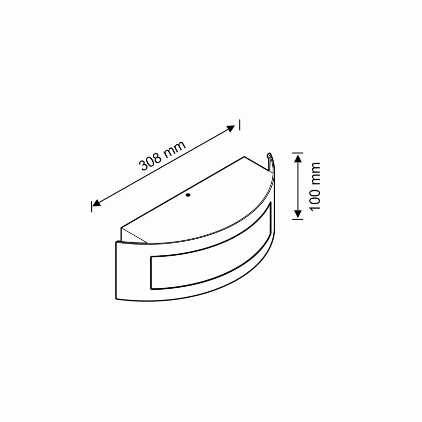 Αριθμός οικίας 1xE27/14W/230V IP54