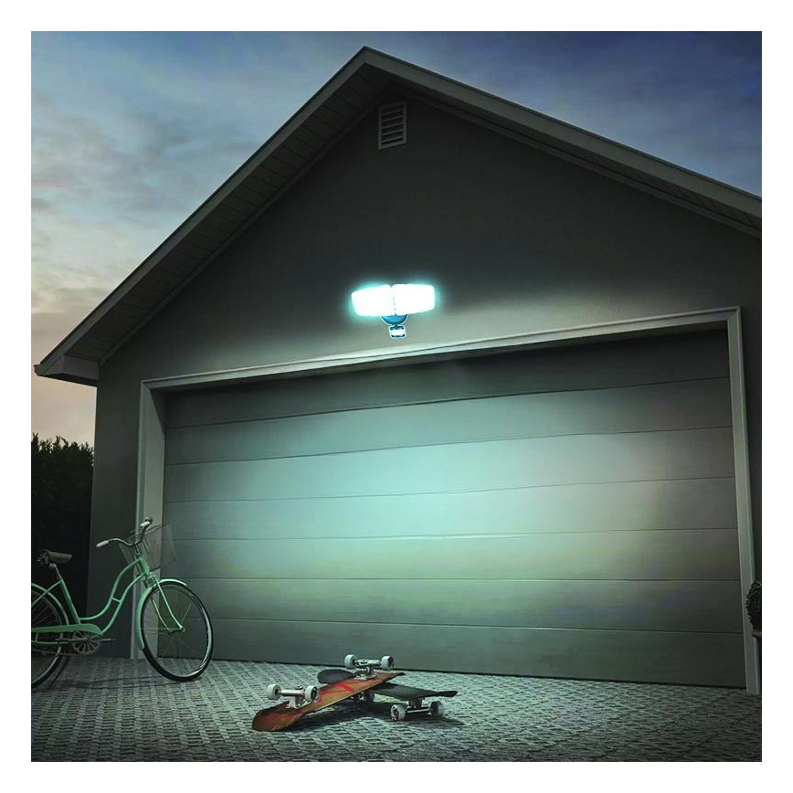 Εξωτερικός προβολέας LED με αισθητήρα LED/24W/230V 3000/4000/6000K IP54 ανθρακί