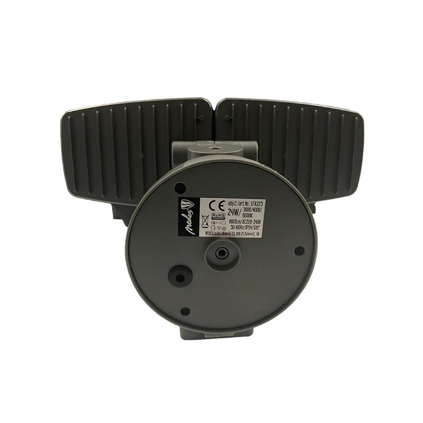 Εξωτερικός προβολέας LED με αισθητήρα LED/24W/230V 3000/4000/6000K IP54 ανθρακί