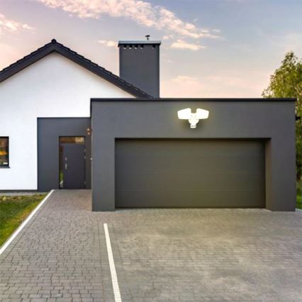 Εξωτερικός προβολέας LED με αισθητήρα LED/24W/230V 3000/4000/6000K IP54 λευκό