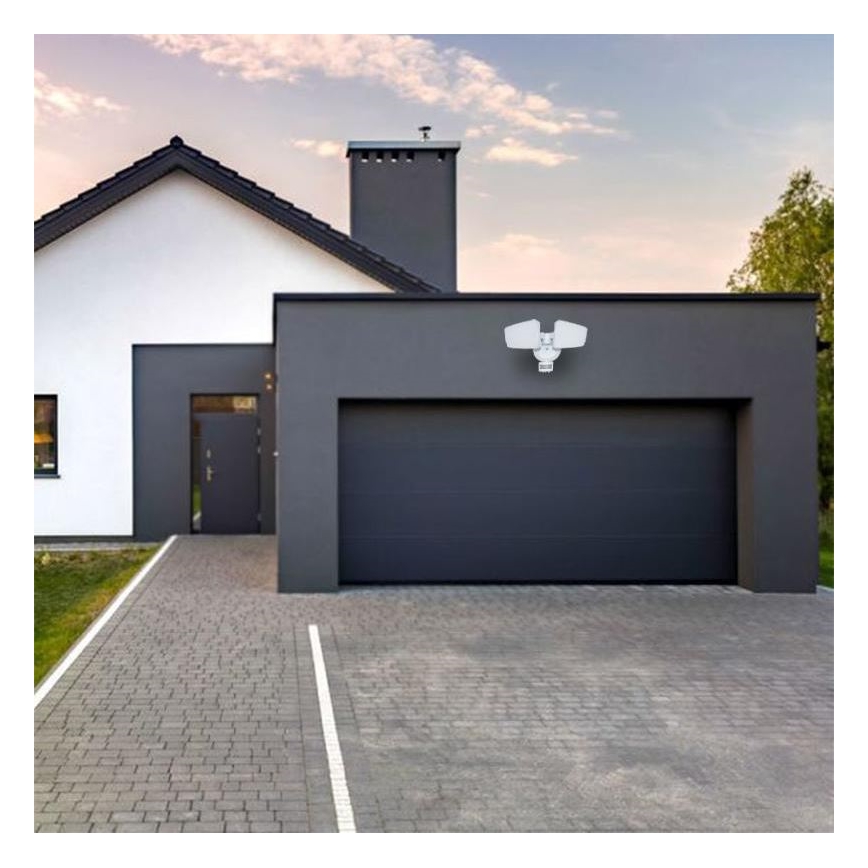 Εξωτερικός προβολέας LED με αισθητήρα LED/24W/230V 3000/4000/6000K IP54 λευκό