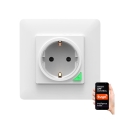 Έξυπνη πρίζα SMART 3680W/230V/16A Wi-Fi Tuya SCHUKO