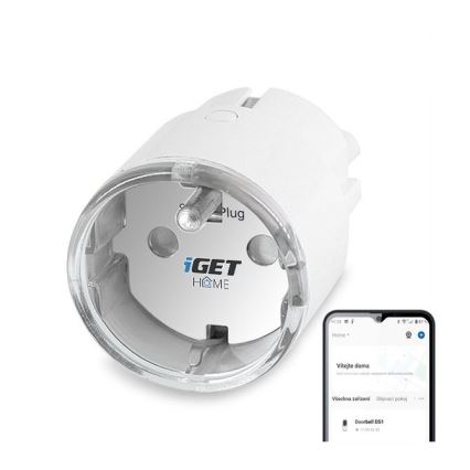 Έξυπνη πρίζα με μέτρηση κατανάλωσης 3680W/230V Wi-Fi Tuya