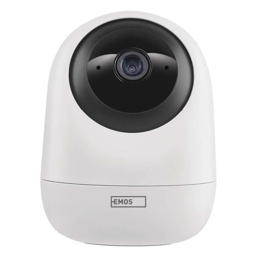Έξυπνη εσωτερική περιστρεφόμενη κάμερα με αισθητήρα κίνησης GoSmart 5V Wi-Fi Tuya λευκή