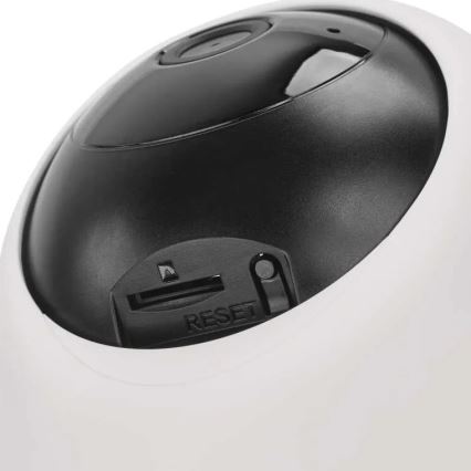 Έξυπνη εσωτερική περιστρεφόμενη κάμερα με αισθητήρα κίνησης GoSmart 5V Wi-Fi Tuya λευκή