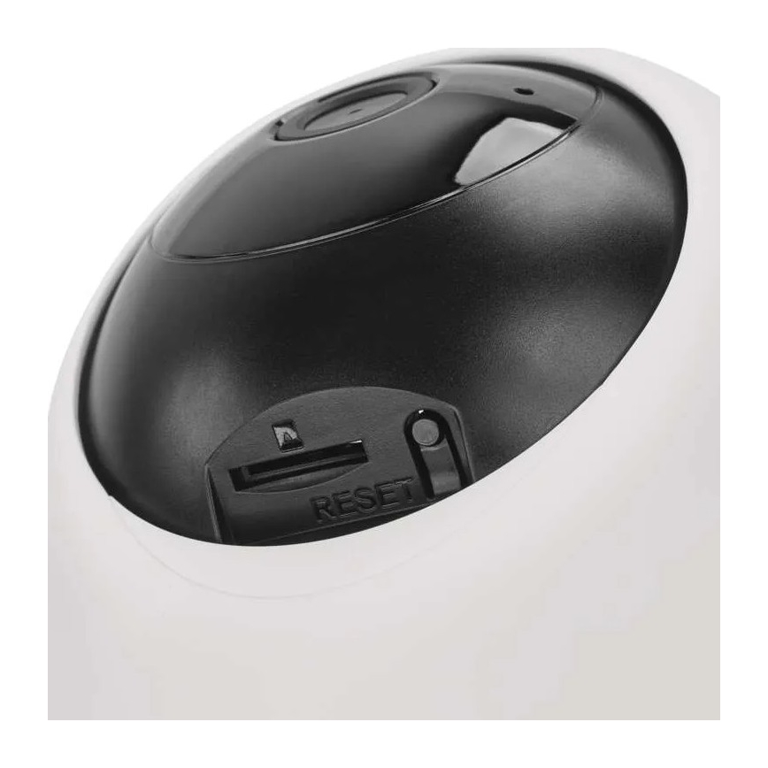 Έξυπνη εσωτερική περιστρεφόμενη κάμερα με αισθητήρα κίνησης GoSmart 5V Wi-Fi Tuya λευκή