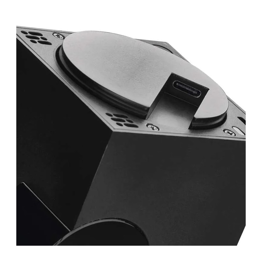 Έξυπνη εσωτερική περιστρεφόμενη κάμερα με αισθητήρα κίνησης GoSmart 5V Wi-Fi Tuya μαύρη