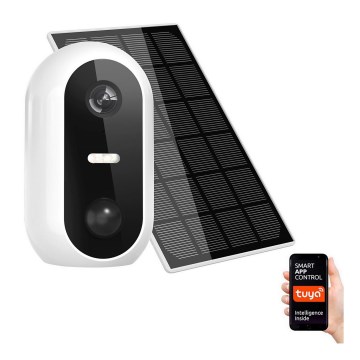 Έξυπνη εξωτερική κάμερα IP με ένα solar panel 1080p Full HD 9600 mAh IP54 Wi-Fi Tuya