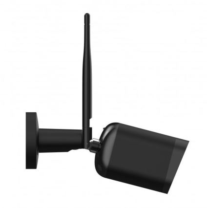 Έξυπνη εξωτερική κάμερα με αισθητήρα Full HD 1080p, 12V, IP65, Wi‑Fi, συμβατή με Tuya — μαύρη