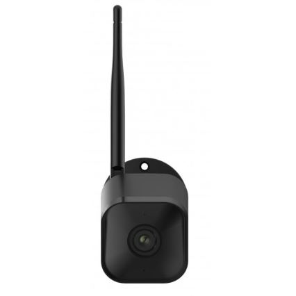 Έξυπνη εξωτερική κάμερα με αισθητήρα Full HD 1080p, 12V, IP65, Wi‑Fi, συμβατή με Tuya — μαύρη