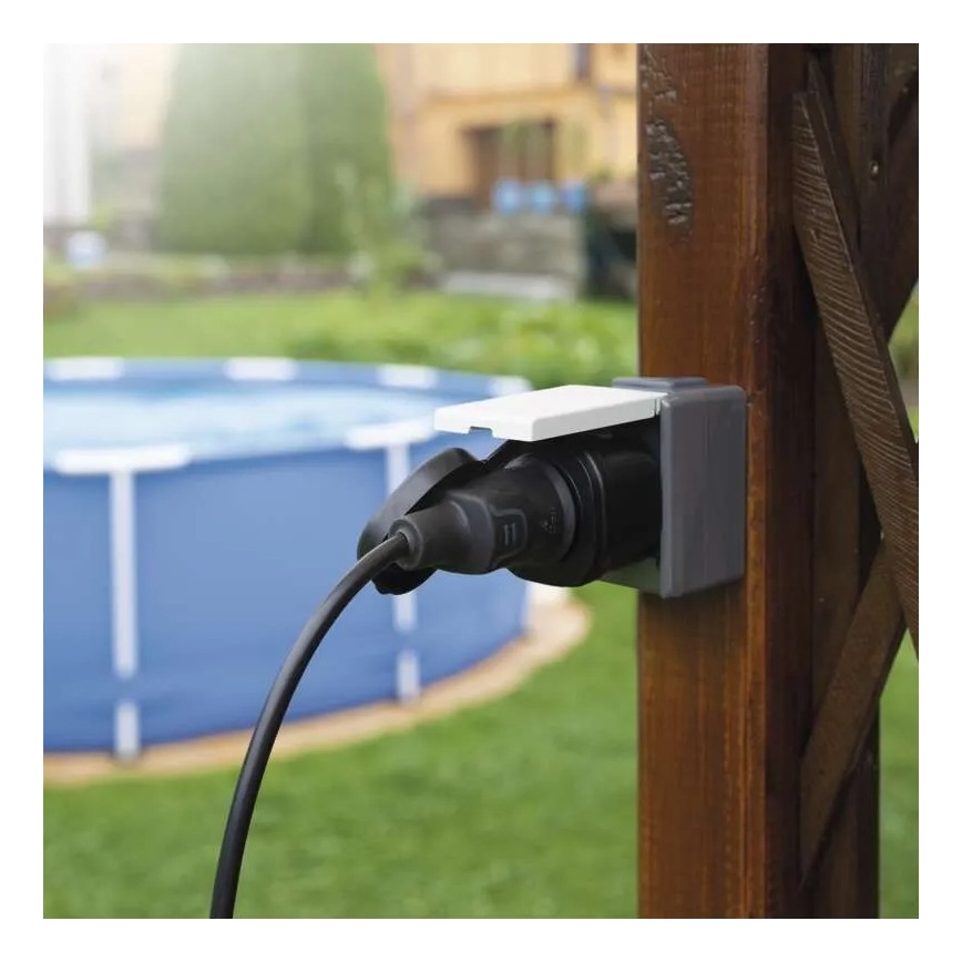 Έξυπνη υπαίθρια πρίζα GoSmart 3680W/230V/16A Wi-Fi Tuya IP44