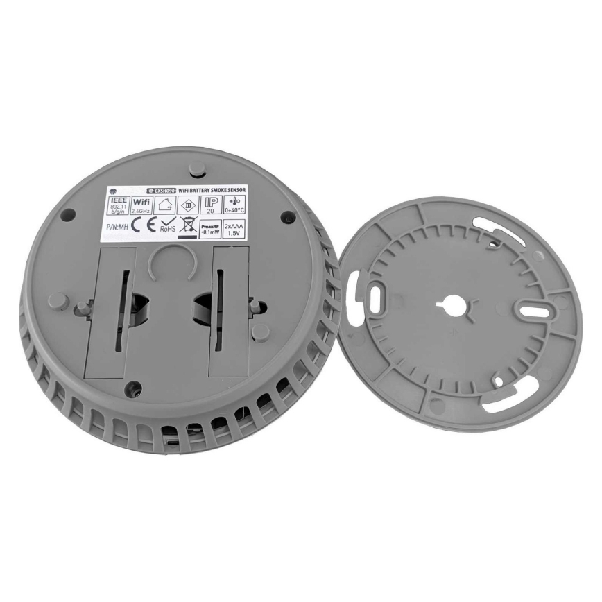 Έξυπνος ανιχνευτής καπνού 2xAAA Wi-Fi Tuya