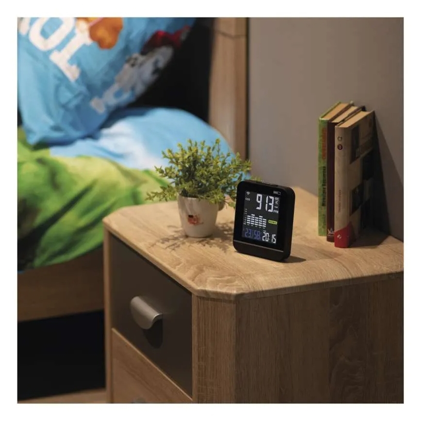 Έξυπνος μετρητής ποιότητας αέρα GOSMART 5V Wi-Fi