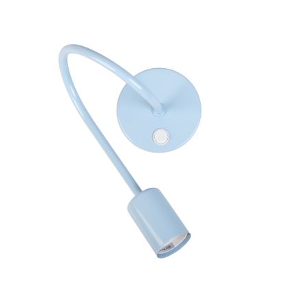 Ευέλικτη επιτοίχια απλίκα OXFORD 1xE27/15W/230V μπλε