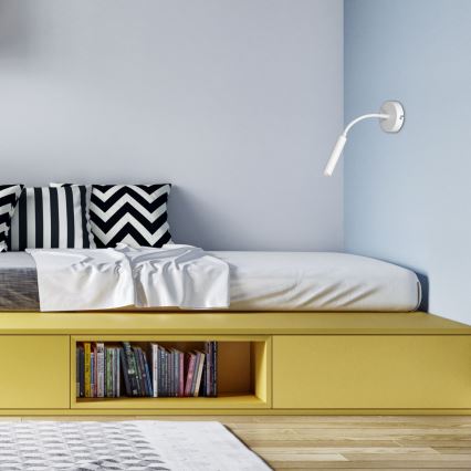 Ευέλικτο φωτιστικό ARDEN 1xG9/8W/230V λευκό