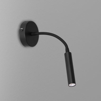 Ευέλικτο φωτιστικό ARDEN 1xG9/8W/230V μαύρο