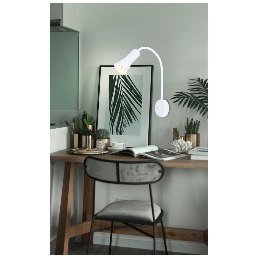 Ευέλικτο φωτιστικό ARENA 1xE14/40W/230V λευκό