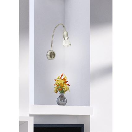 Ευέλικτο φωτιστικό ARENA 1xE14/40W/230V ματ χρώμιο