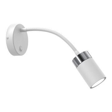 Ευέλικτο φωτιστικό JOKER 1xGU10/8W/230V λευκό/ματ χρώμιο