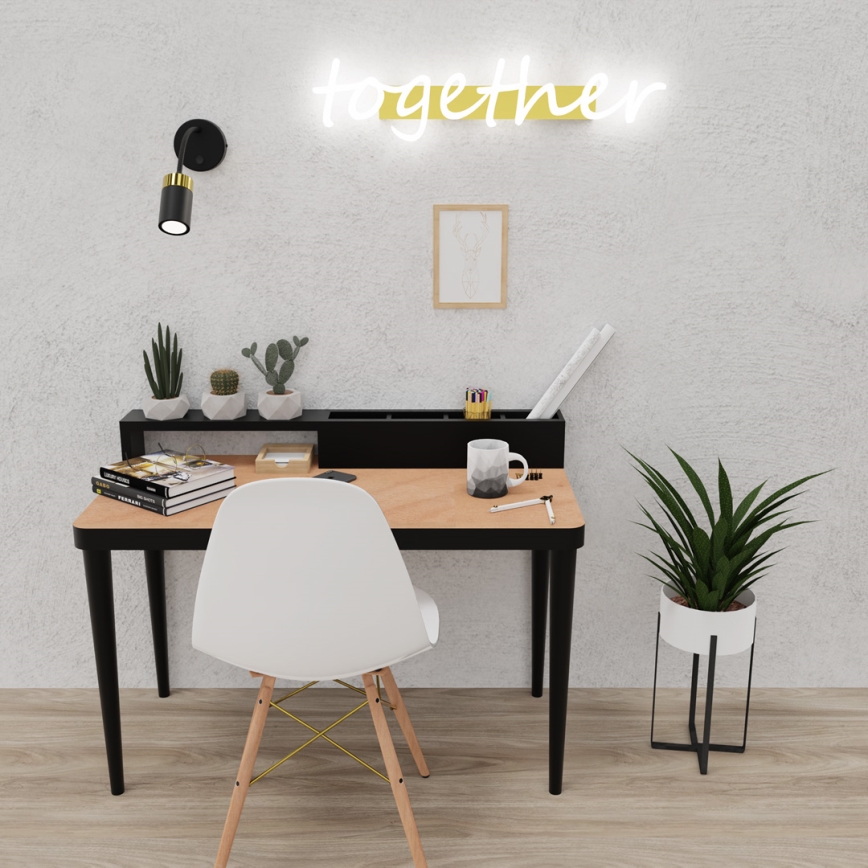 Ευέλικτο φωτιστικό JOKER 1xGU10/8W/230V μαύρο/χρυσό