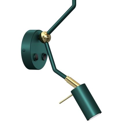 Ευέλικτο φωτιστικό VERDE 1xE27/60W/230V + 1xGU10-MR11/7W πράσινο