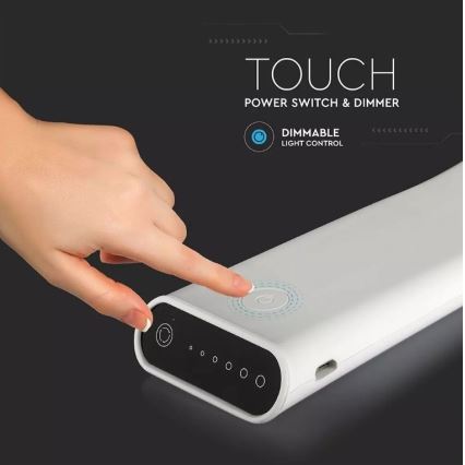 LED ευέλικτο ρυθμιζόμενο επιτραπέζιο φωτιστικό LED/6,5W/5V 2000 mAh 3000K/4500K/6000K