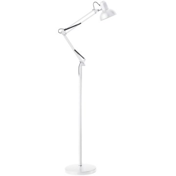 Ευέλικτο επιδαπέδιο φωτιστικό AURIQ 1xE27/60W/230V 184 cm λευκό