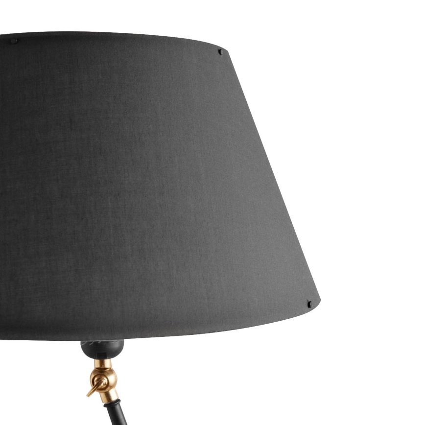 Ευέλικτο επιδαπέδιο φωτιστικό AYD 1xE27/40W/230V μαύρο