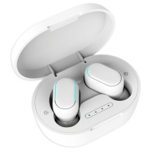 Αδιάβροχα ασύρματα ακουστικά  Bluetooth λευκό