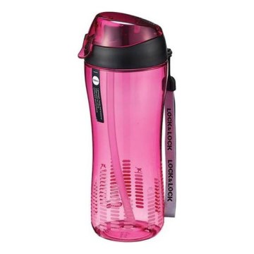 Αθλητικό μπουκάλι με καλαμάκι 550 ml ροζ