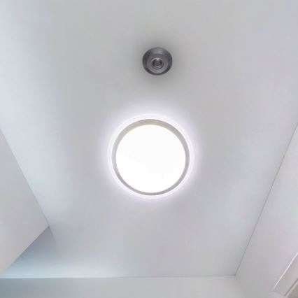 Αισθητήρας κίνησης οροφής PIR 360° 1000W/230V μαύρο
