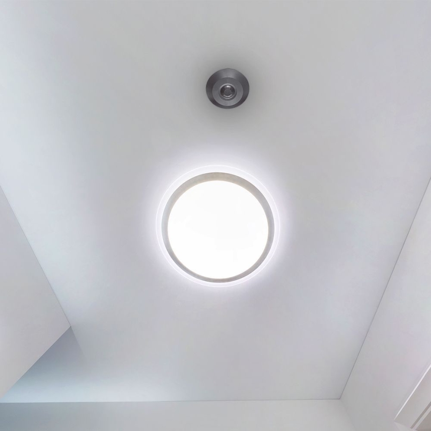 Αισθητήρας κίνησης οροφής PIR 360° 1000W/230V μαύρο