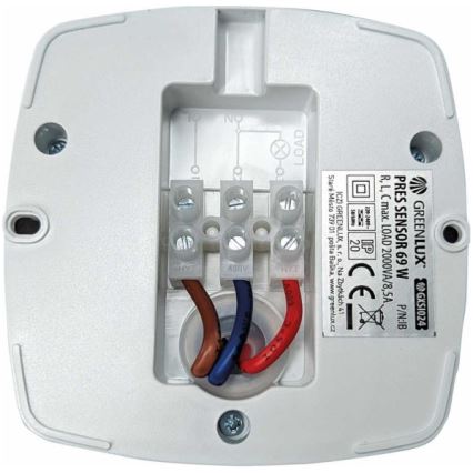 Αισθητήρας παρουσίας PRES SENSOR 2000W λευκός