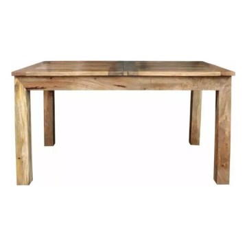 Αναδιπλούμενο τραπέζι τραπεζαρίας HINA 180x90 cm από μασίφ ξύλο/ μάνγκο